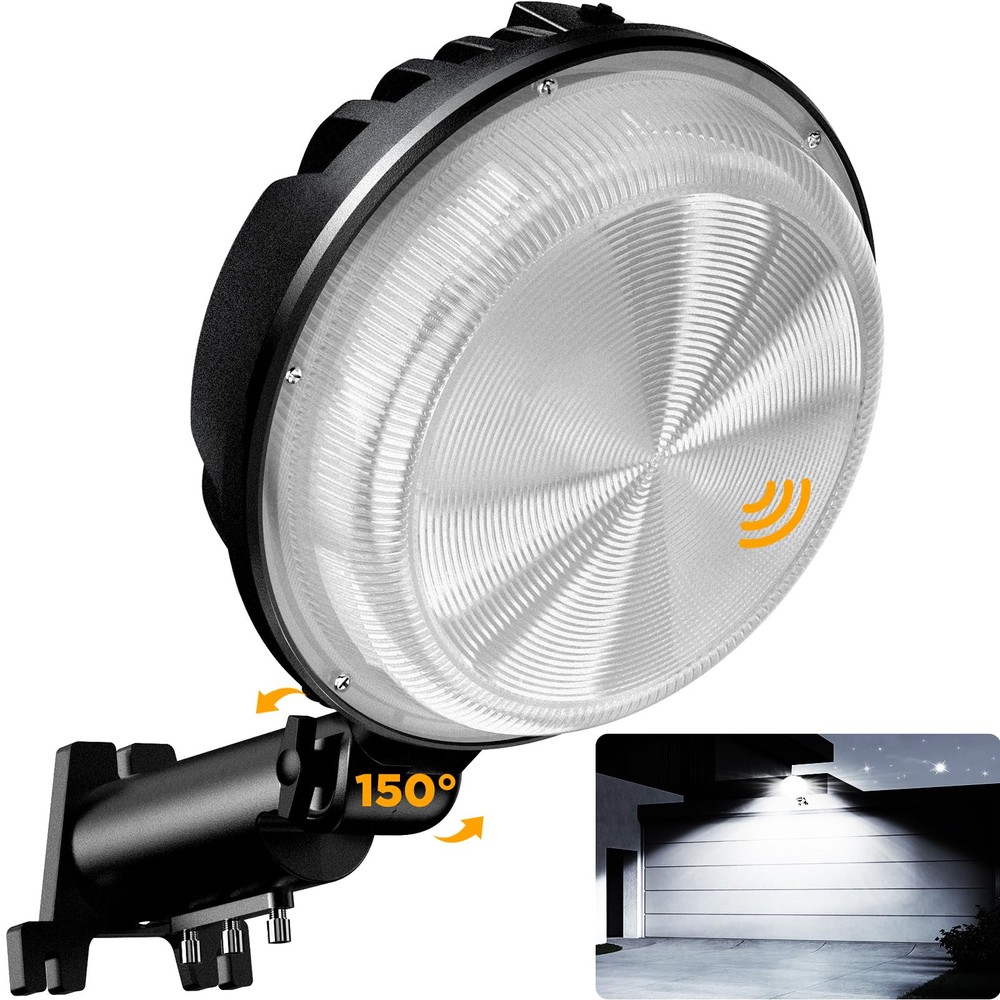 150W 20000LM Adjustable Dusk to Dawn LED Barn Light for Outdoor Use