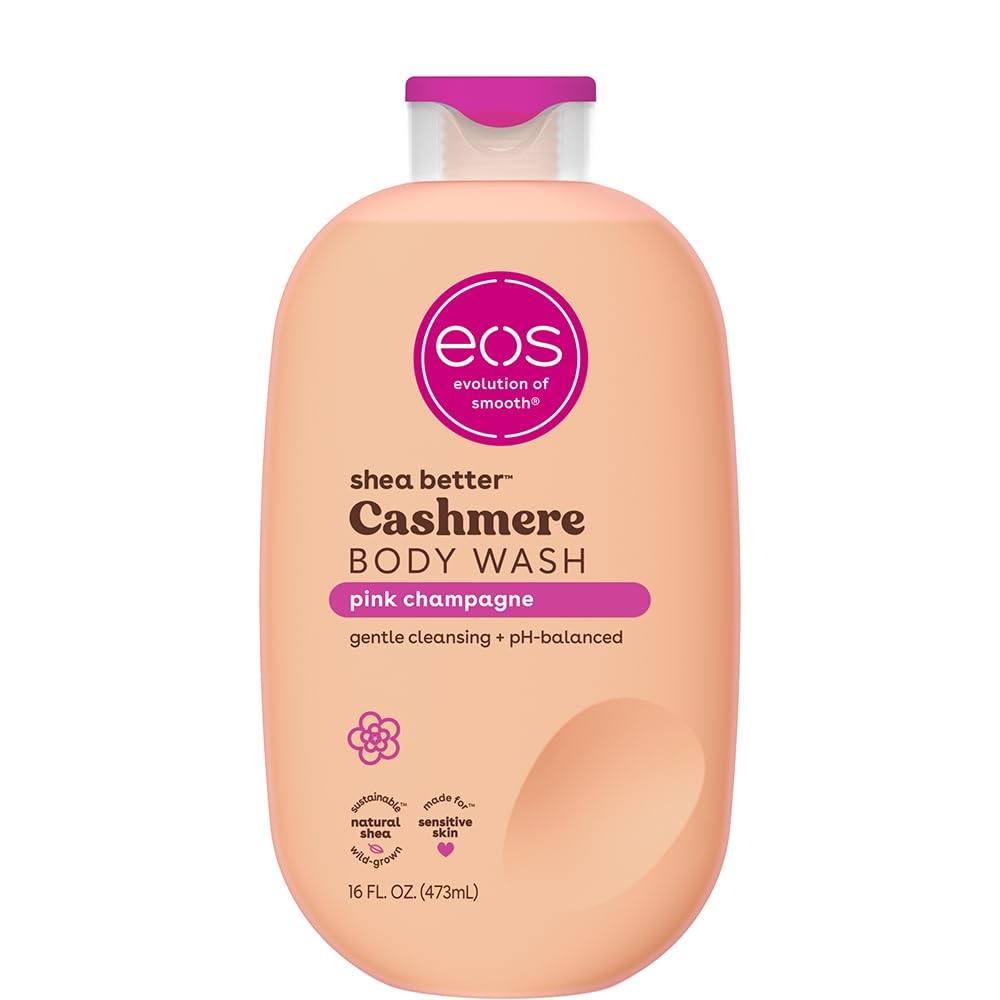 eos Shea Better Body Wash Pink Champagne Moisturizing pH Balanced 16 fl oz