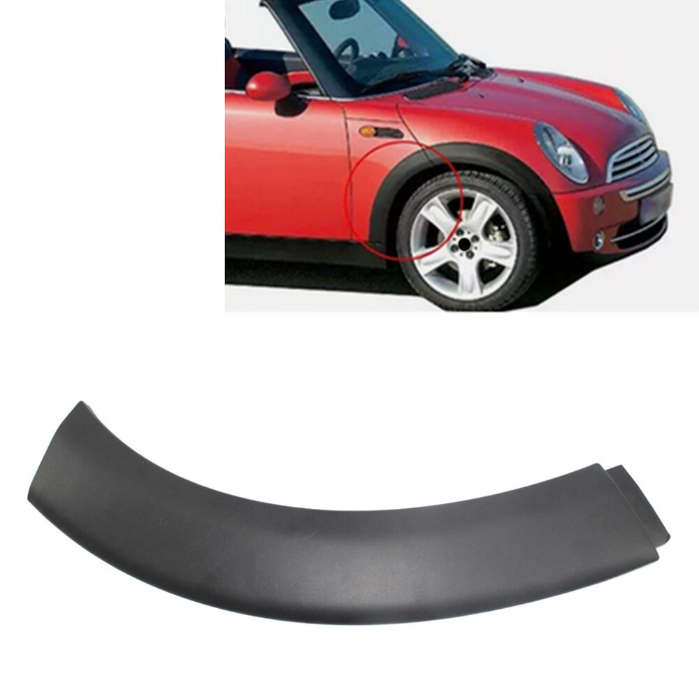 Black Front Wheel Mudguard Cover for BMW Mini Cooper R50 R52 R53