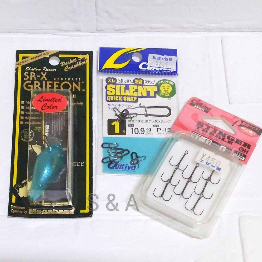 Megabass Sr-X Griffon Ramune Snap Needle 3-Piece Set Limited Color