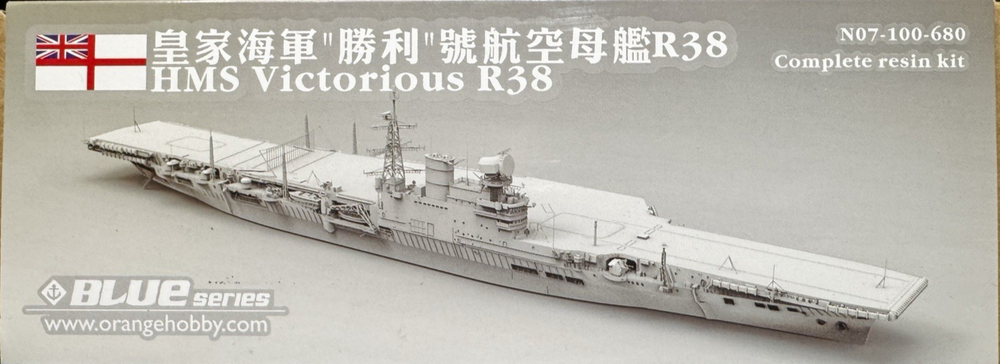 Orange Hobby 1/700 HMS Victorious R38 1966 Resin Ship