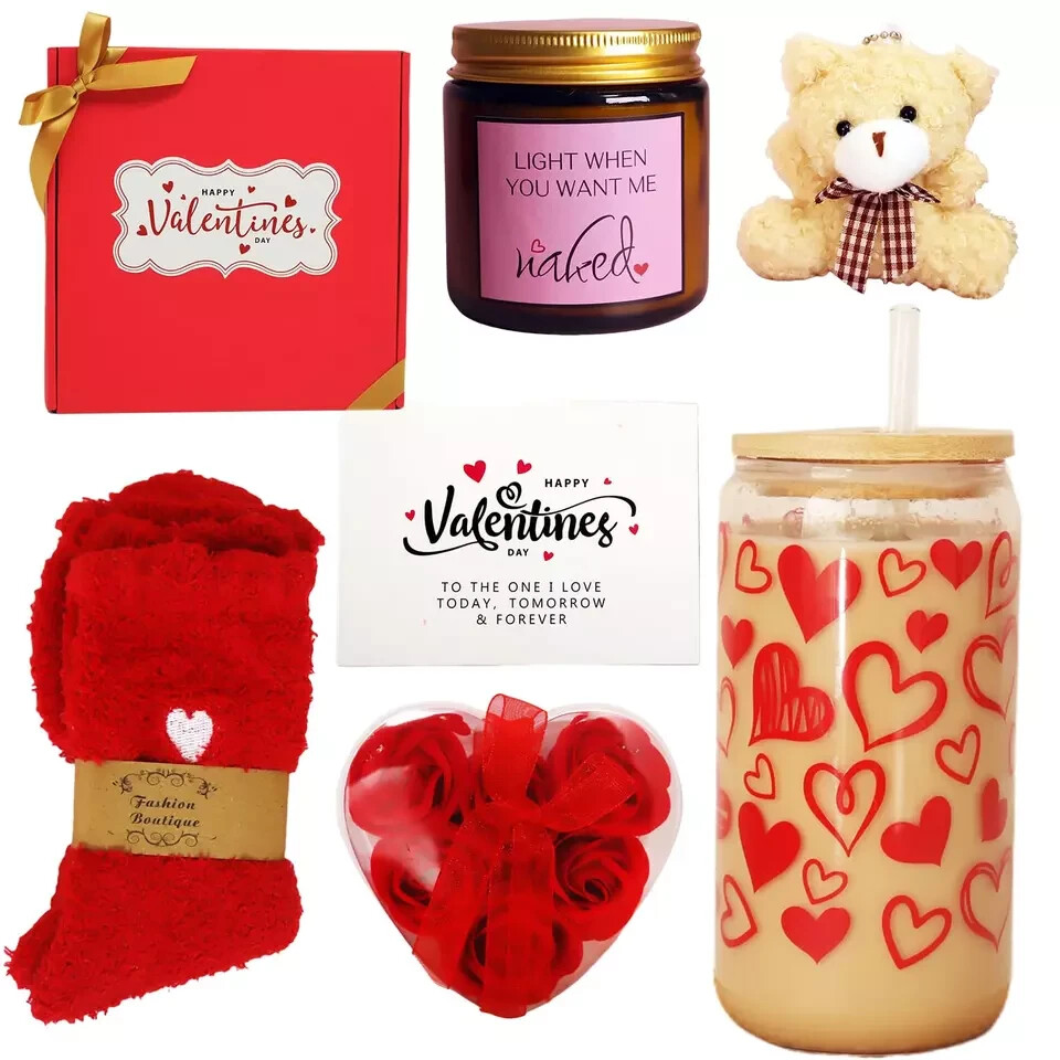 Romantic Valentine's Day Gift Basket for Her - Thoughtful Present-image