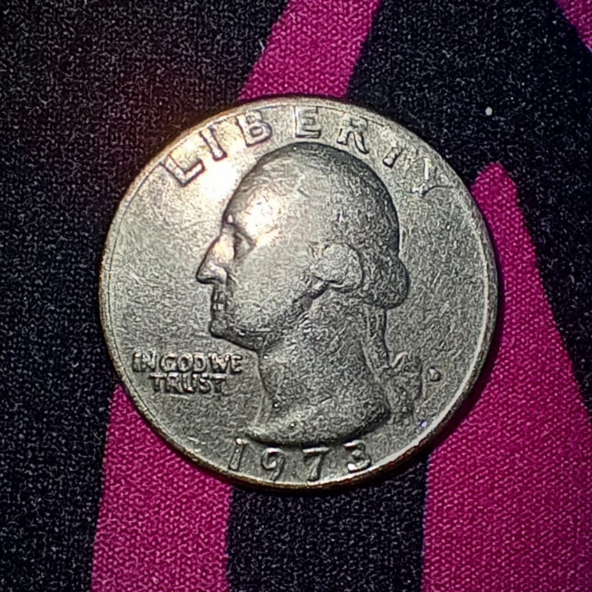 1973 US QUARTER w/D MINT MARK & ERRORS ✴️VERY RARE✴️
