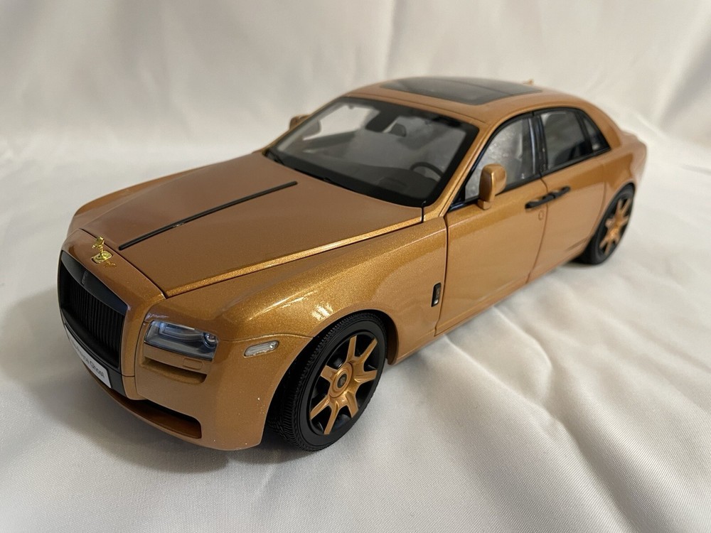 1/18 KYOSHO Rolls Royce Ghost Die Cast Model Gold Extremely Rare Chinese Market
