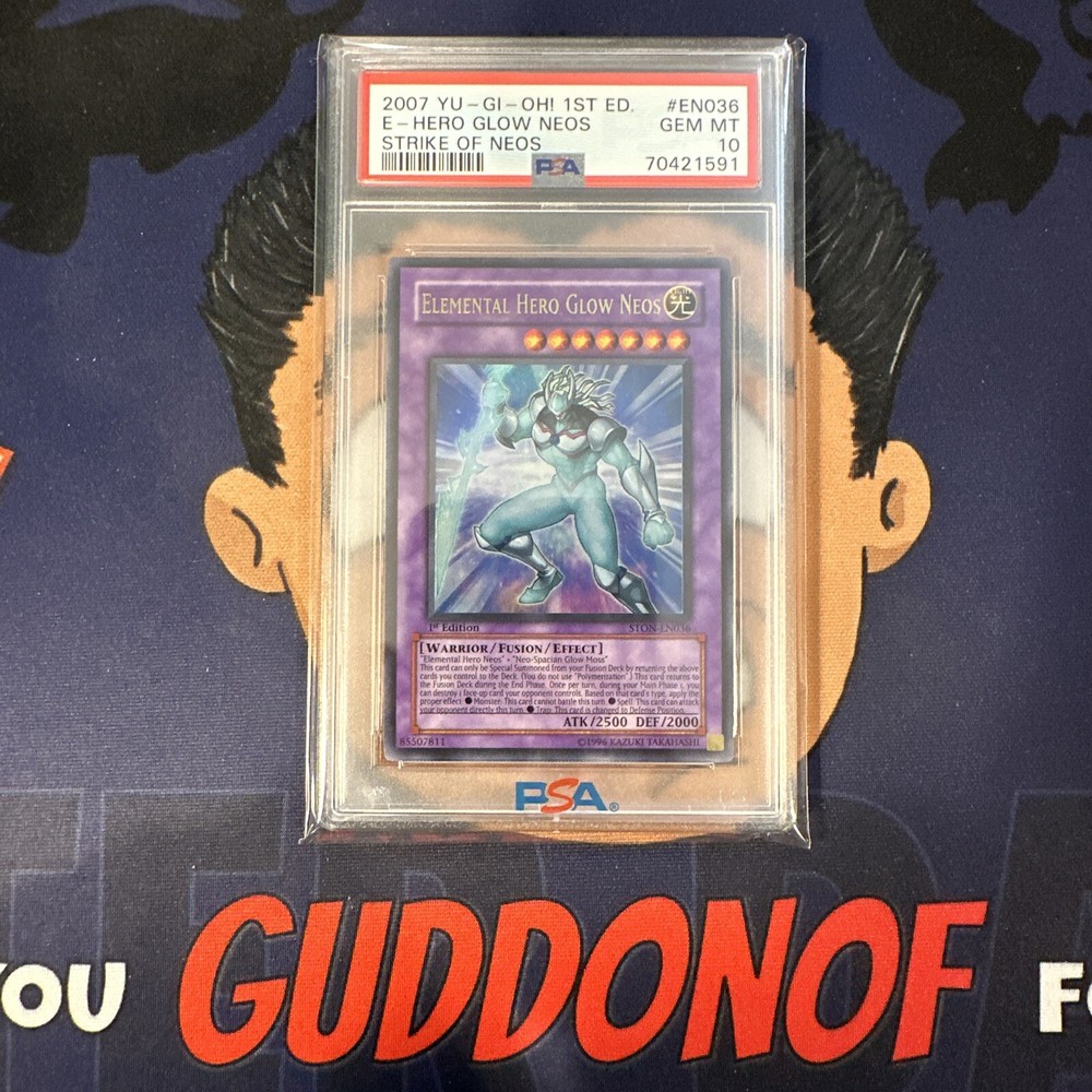Elemental Hero Glow Neos STON-EN036 Strike of Neos 1st Edition