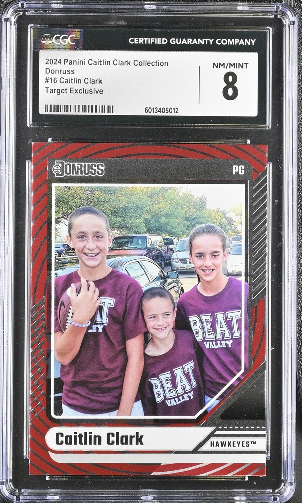 2024 Panini Caitlin Clark Collection Caitlin Clark #16 Target Exclusive CGC 8