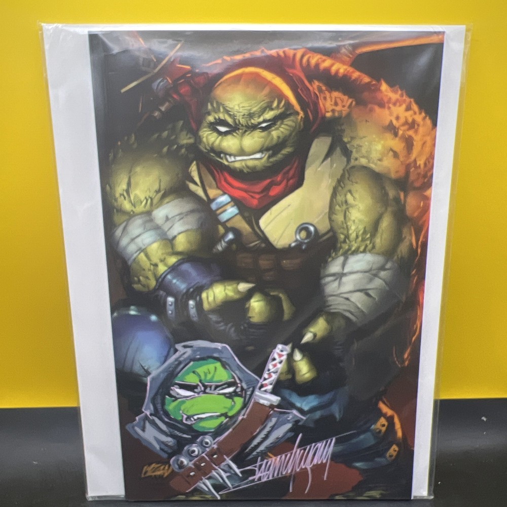 TMNT THE LAST RONIN II RE EVOLUTION #5 Exclusive Sign&Remark By Franck Uzan