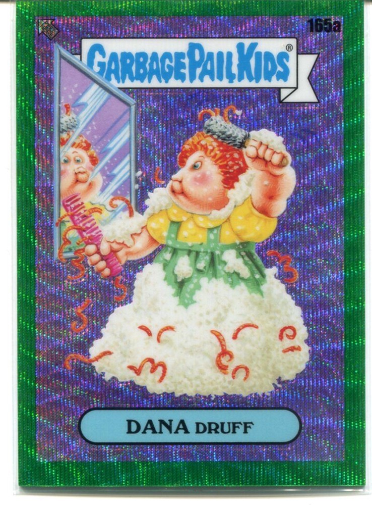 Garbage Pail Kids Chrome Series 4 Green Wave 299 Base Card 165a Dana Druff