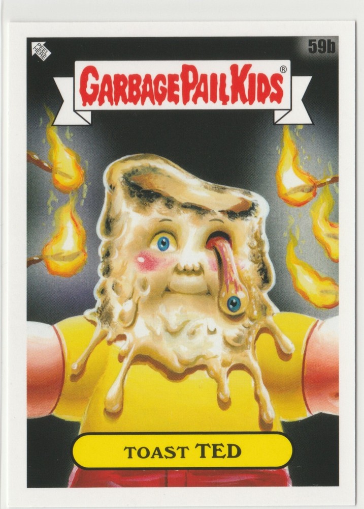Toast Ted #59b Garbage Pail Kids GPK 2021 Food Fight Trading Card