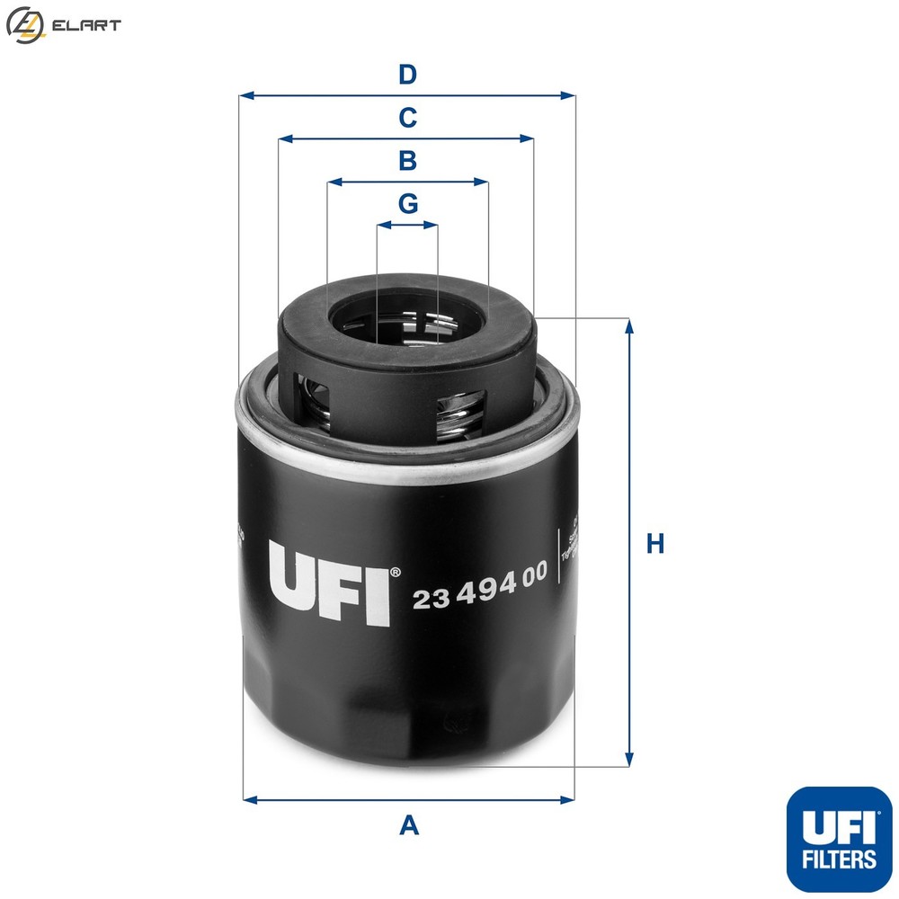 OIL FILTER 23.494.00 FOR SKODA SUPERB/II OCTAVIA/Combi LAURA FABIA  VW EOS