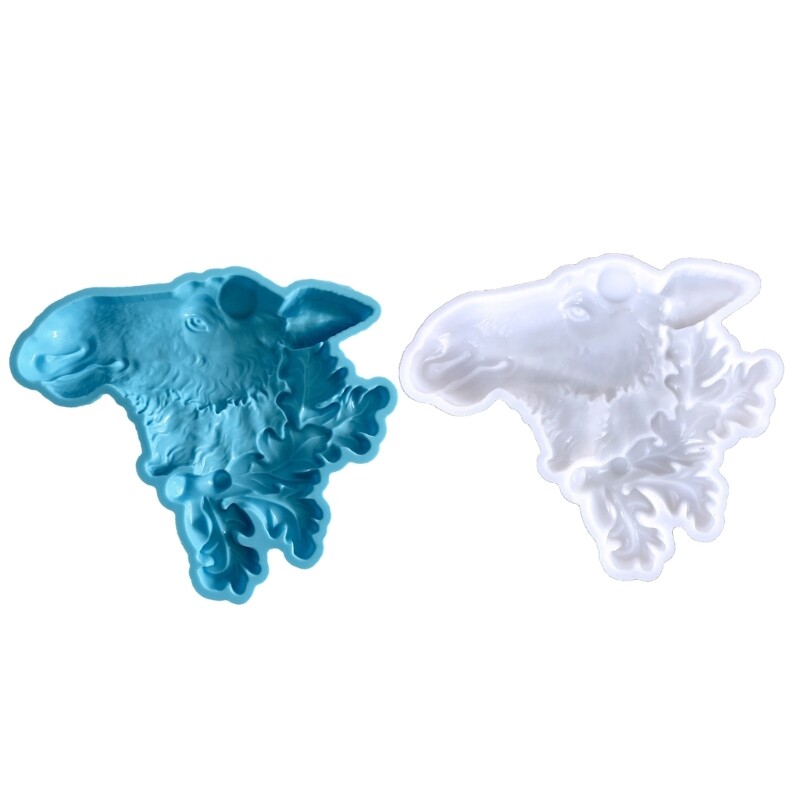 Silicone Resin Molds DIY Resin Ornaments Mould DIY Moulds Deer Head Shape