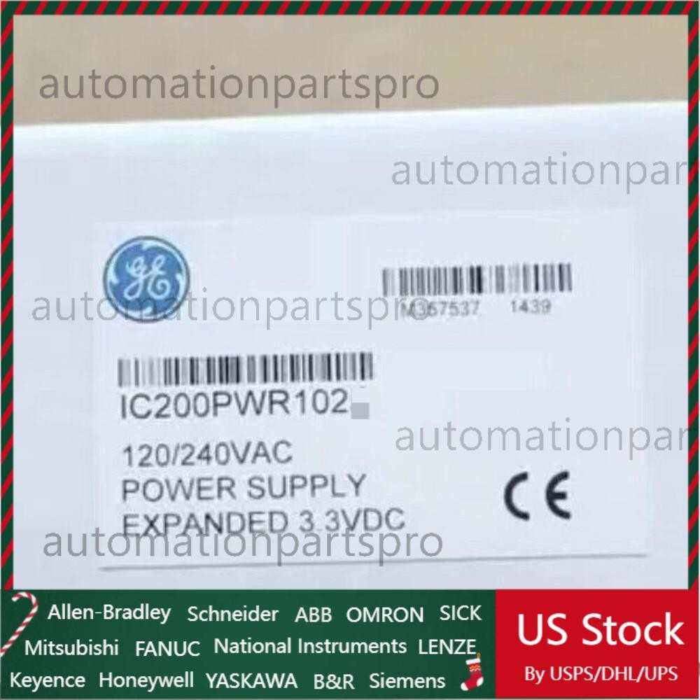 1PC New GE Fanuc IC200PWR102 PLC Module In Box Fast Shipping US Free TAX