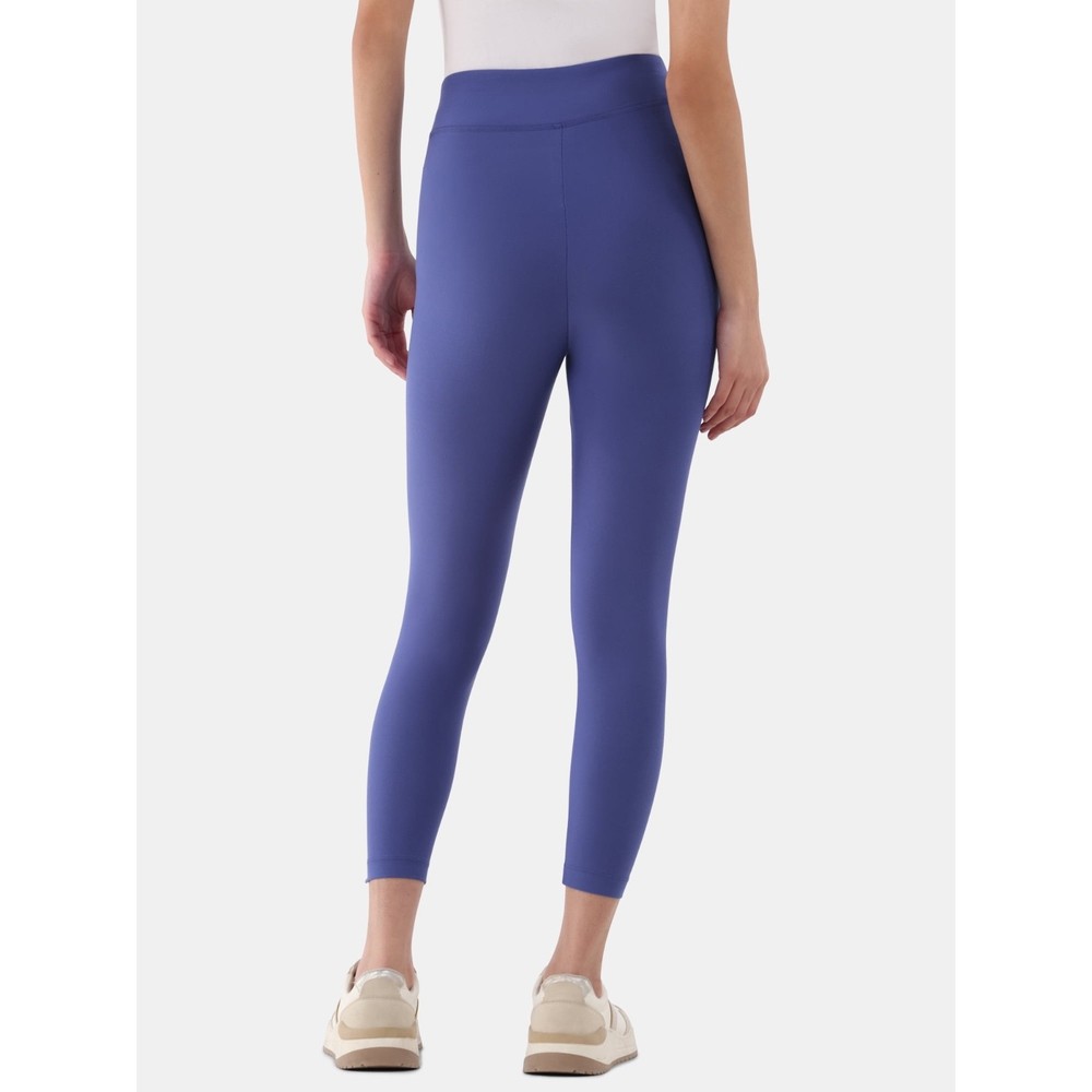 Time & Tru | High Rise Capri Legging Retro Blue Size XL (16-18)