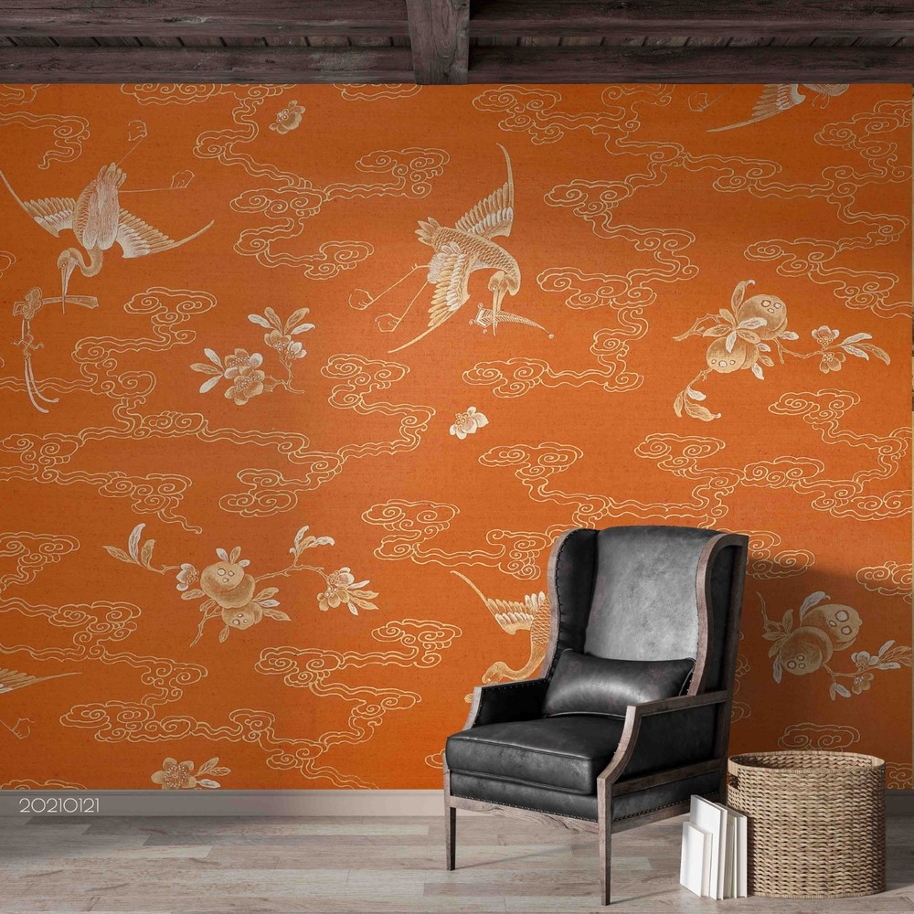 3D Flowers Birds Chinese Painting Wall Murals Wallpaper Murals Wall Sticker
