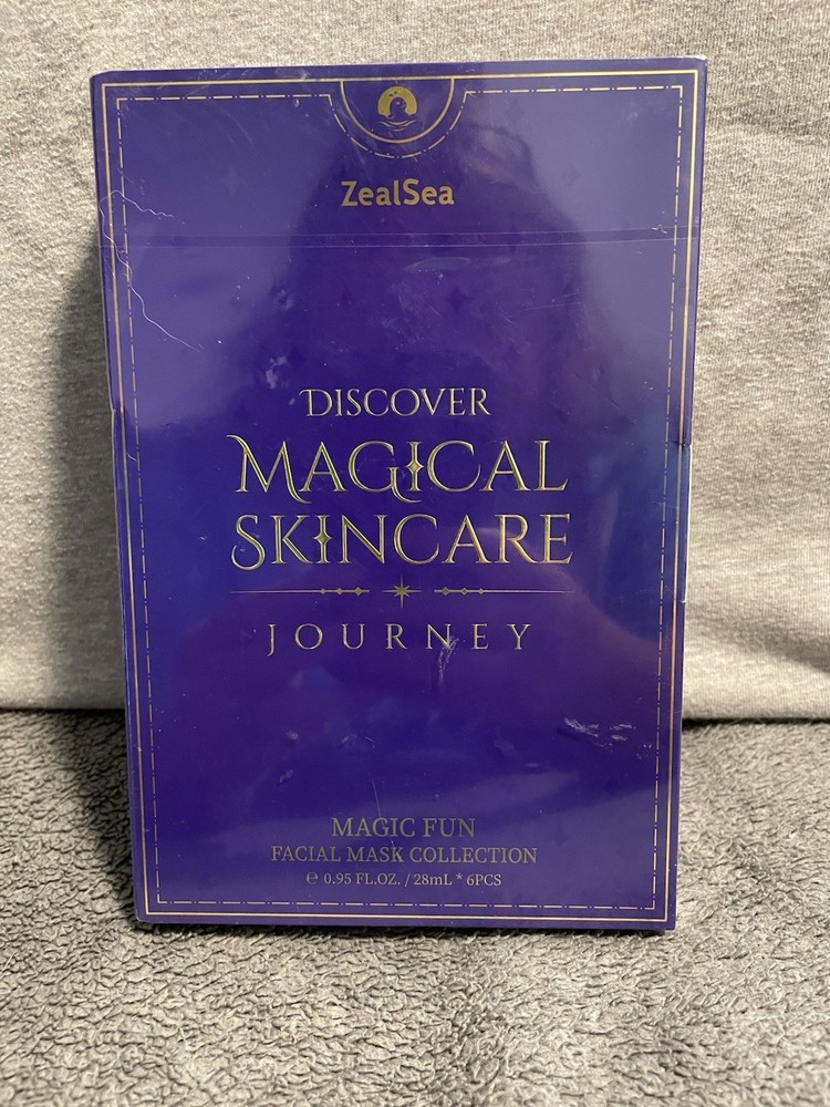 Zeal Sea Magical Skincare Journey 6 Facial Masks New Sealed FREE SHIPPING