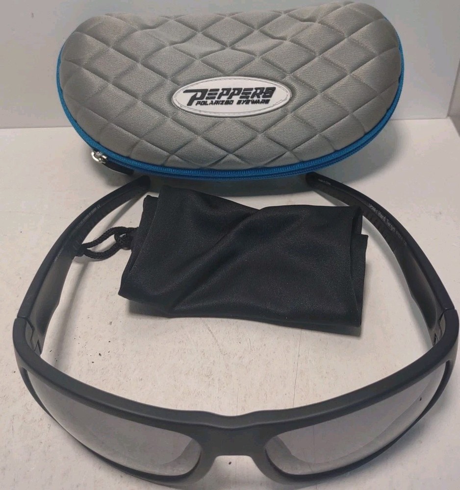 Peppers Polarized Sunglasses LP568-1 Hard Target Case