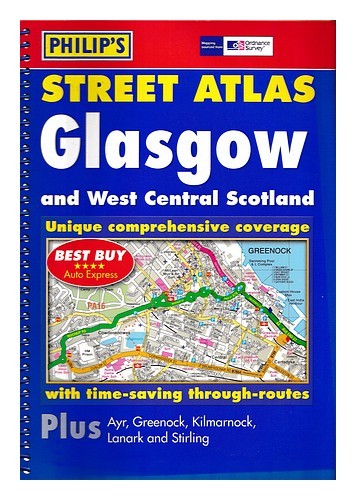 GEORGE PHILIP & SON Philip's Street Atlas Glasgow and West Central Scotland 2006