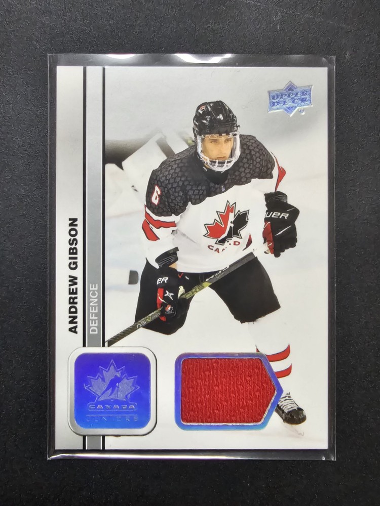 2023 Upper Deck Andrew Gibson Team Canada Jersey Card #33