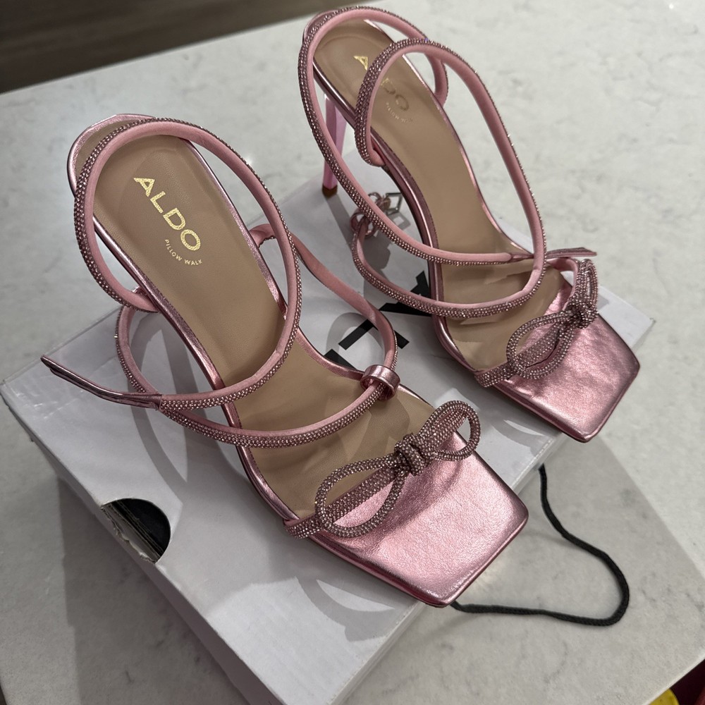 Aldo NWT Barrona Pink Sz 8 Heels in Box MSRP $98