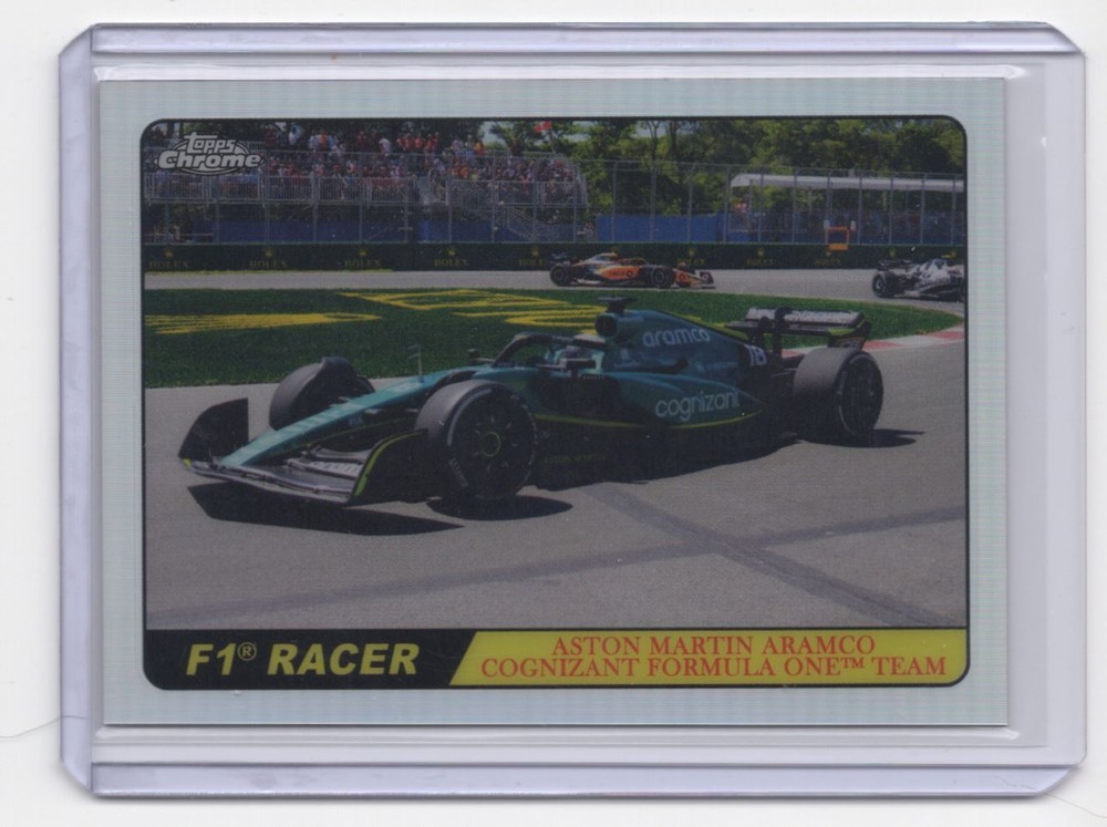 2022 Topps Chrome Formula 1 Racer Lance Stroll Aston Martin Cognizant F1 #T68-LS