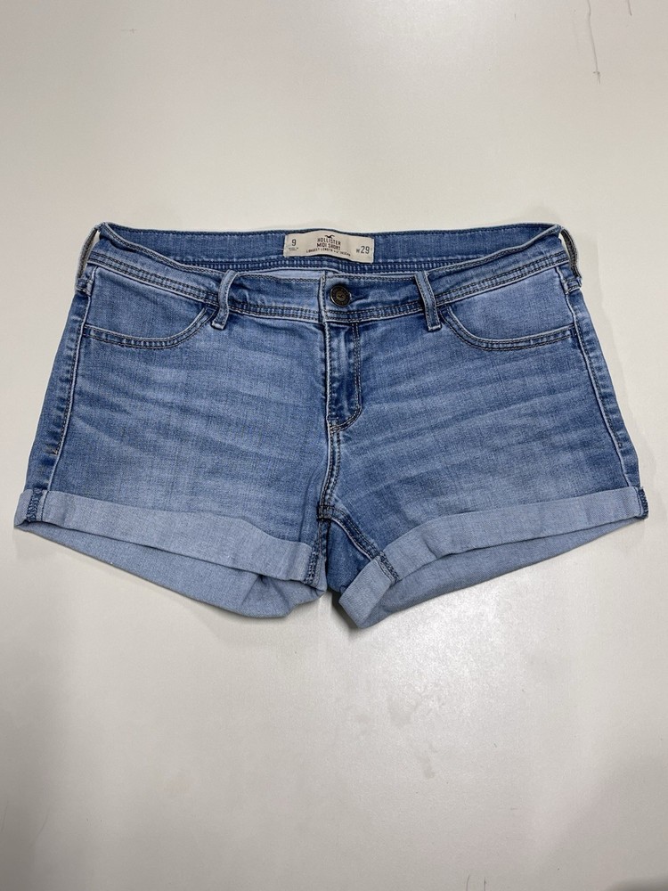 Hollister Size 9 29 Midi Jean Shorts 4