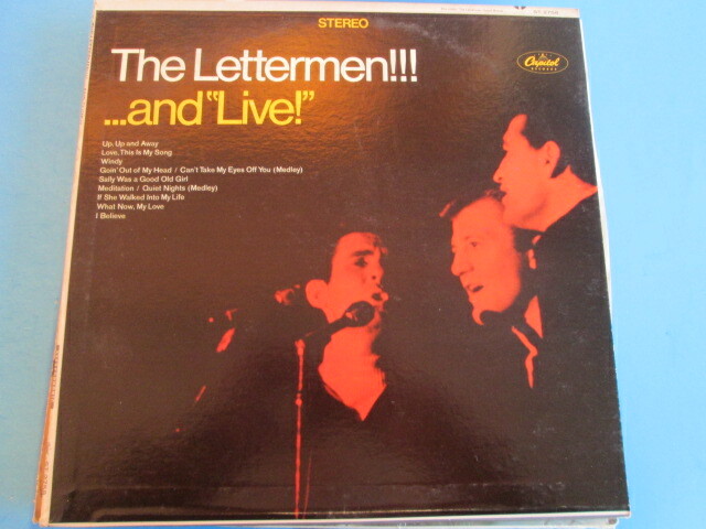 The Lettermen Live Capitol ST 2758 Vinyl LP Record Album  