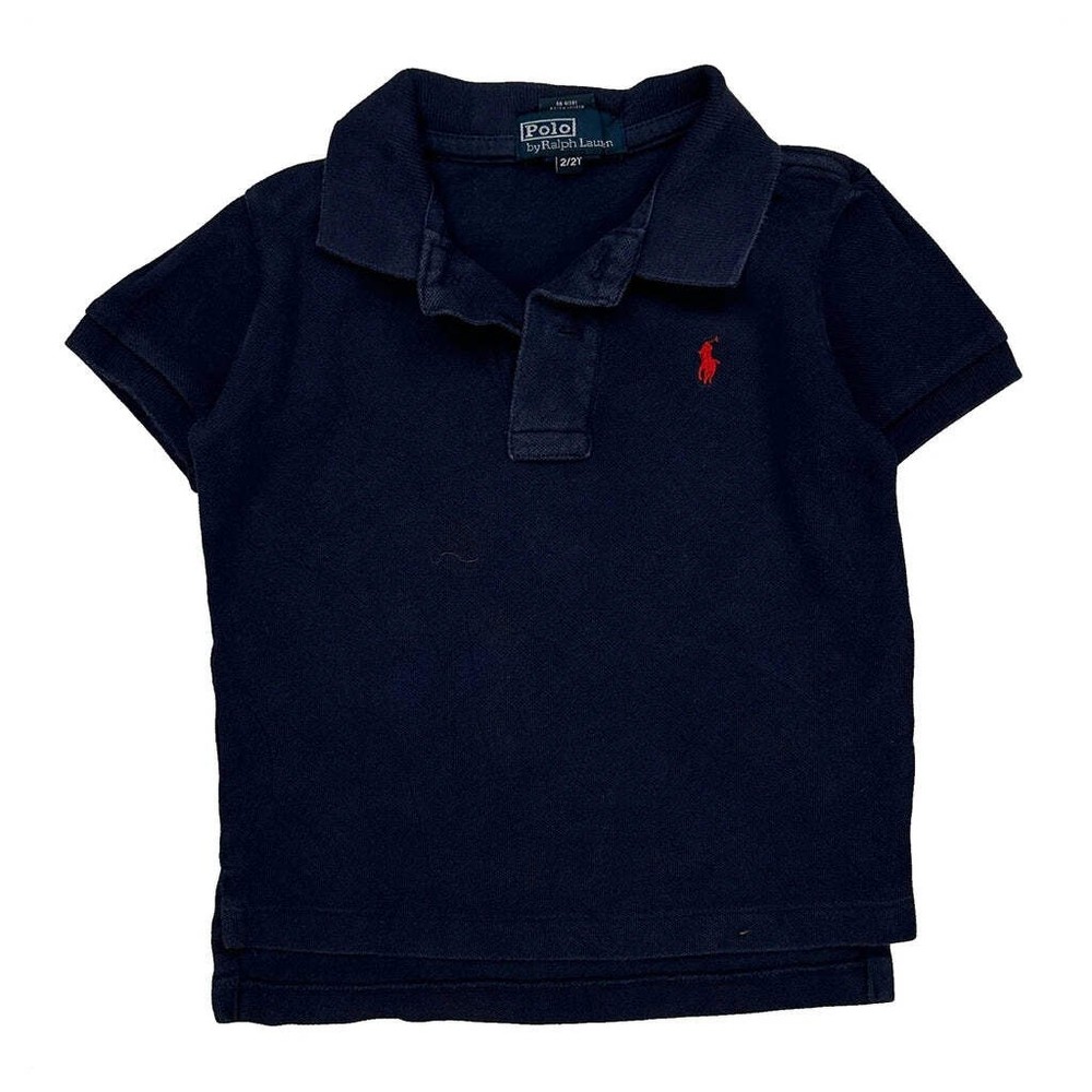 Age 2 Polo By Ralph Lauren Polo Shirt - 2XS Navy Cotton