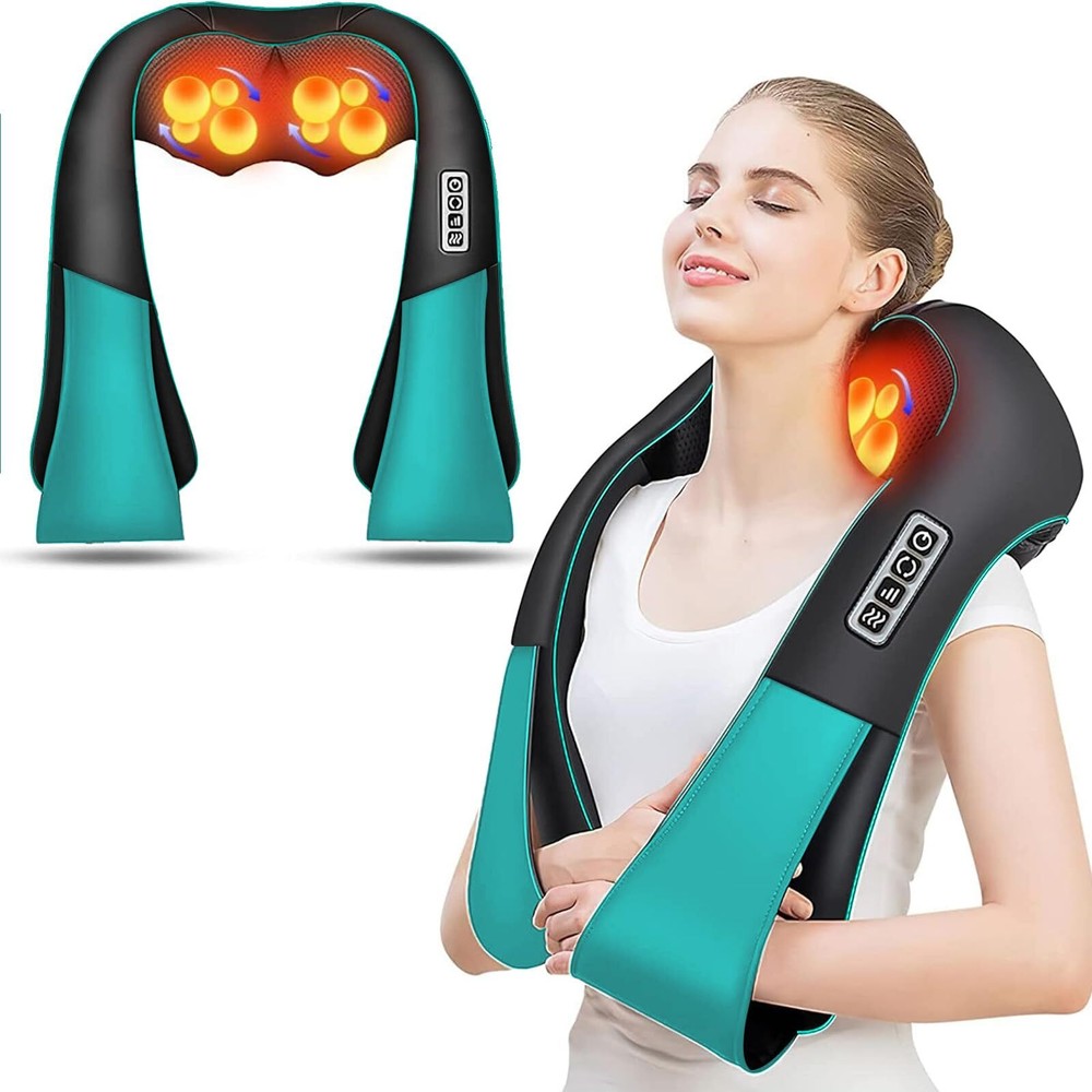 Fathers Day Dad Gifts Neck Massger,Shiatsu Neck and Back Massager with Heatin...-image