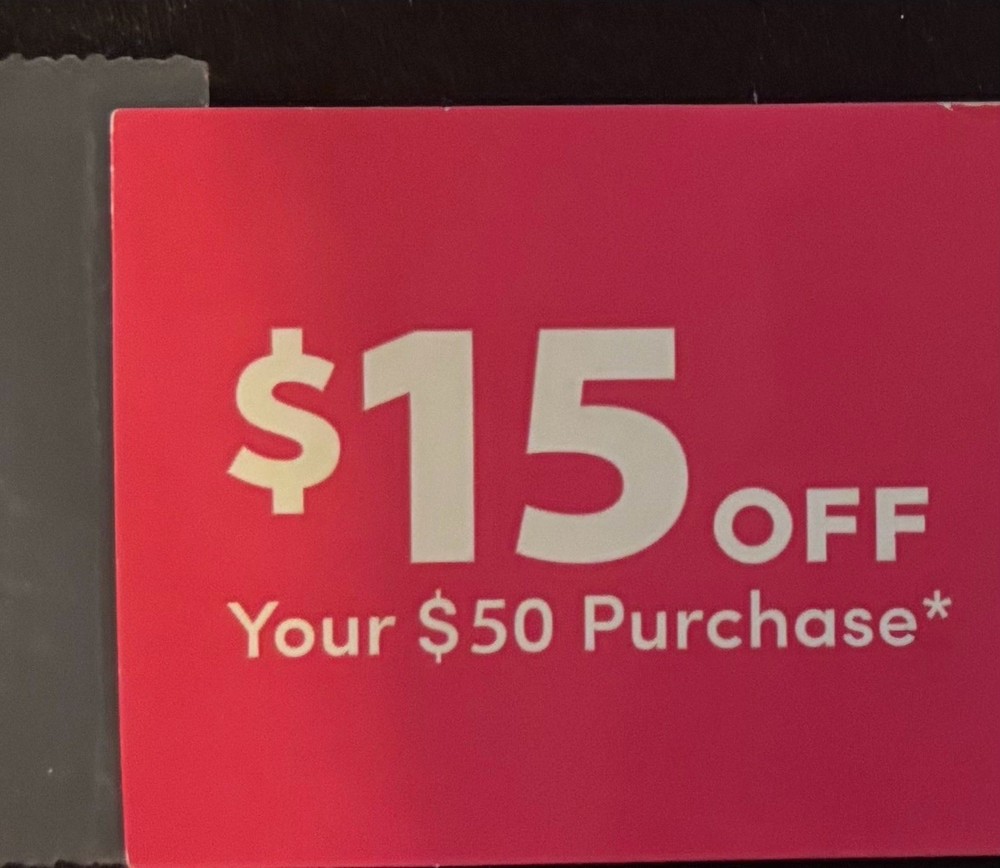 Ulta Beauty $15 off $50 Purchase Coupon – Valid Online & In‑Store-image