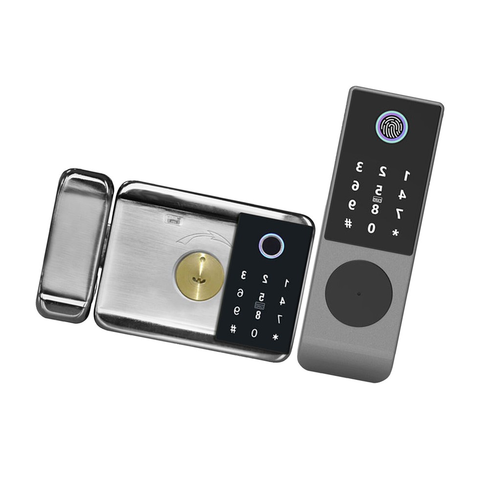 Waterproof WiFi Smart Lock with Fingerprint for Outdoor Gates R49