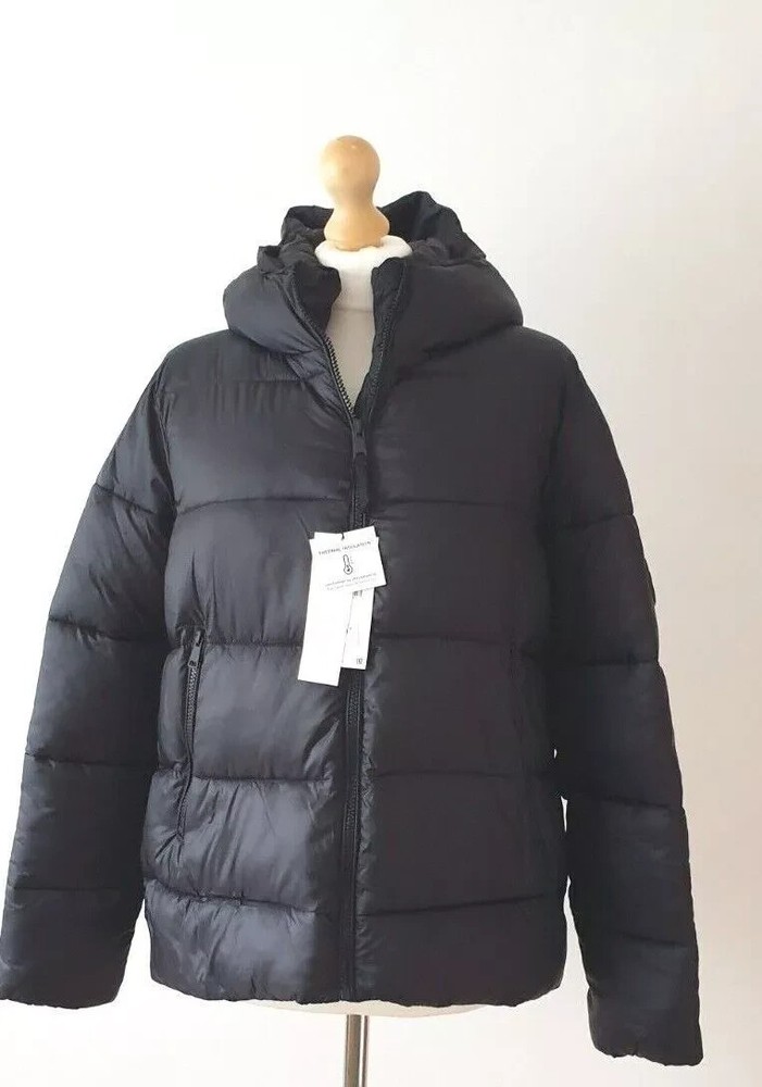 ZARA BLACK  COMFORTEMP® THERMAL INSULATION PUFFER JACKET   NEW SIZE M