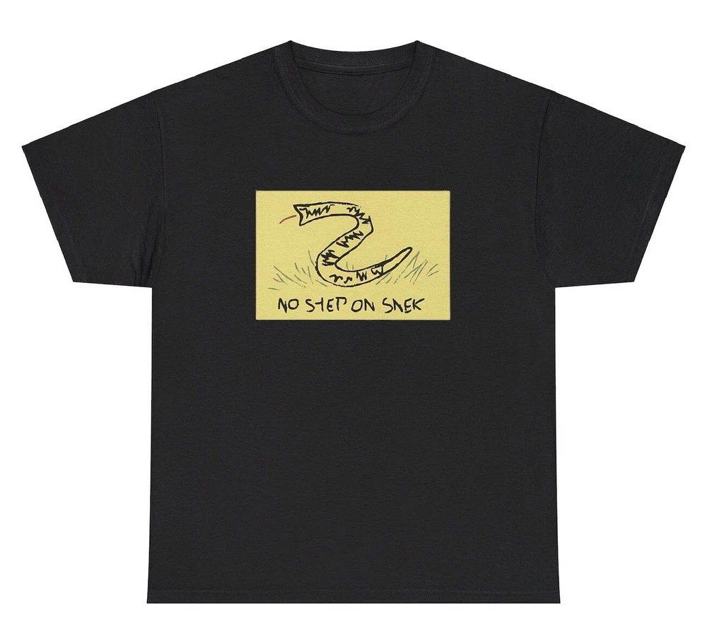 No Step On Snek Snake Meme T Shirt Funny Tread Parody Silly Joke Humor Meme Tee