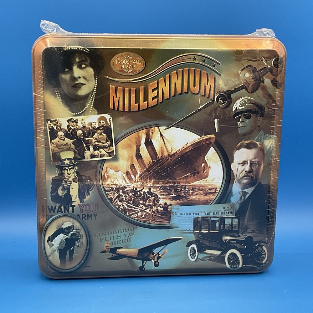 Puzzle Millennium 1900s 1000 Piezas Edición Especial Lata SELLADO DE FÁBRICA
