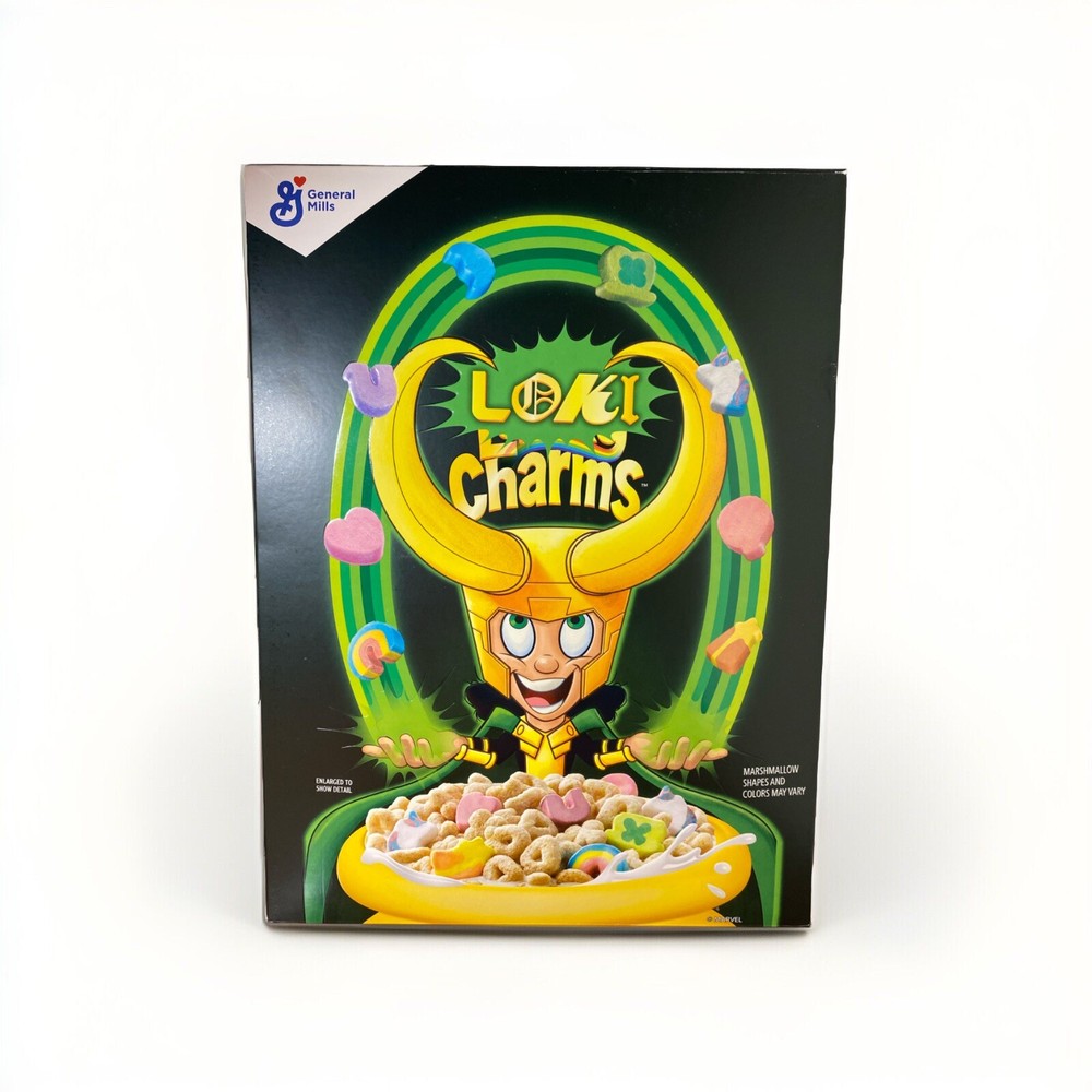 Marvel Loki Charms Lucky Charms Collab Rare Collectors Item 3500 Made
