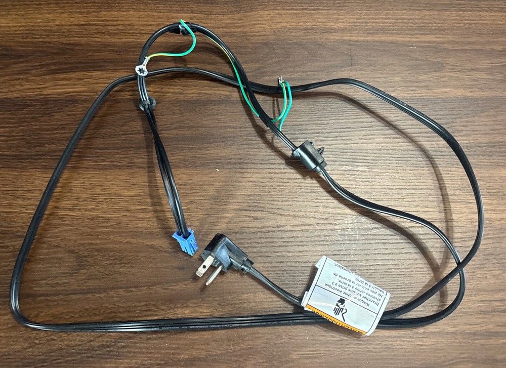 OEM Maytag Whirlpool Washer Power Cord W10877409 W10737739