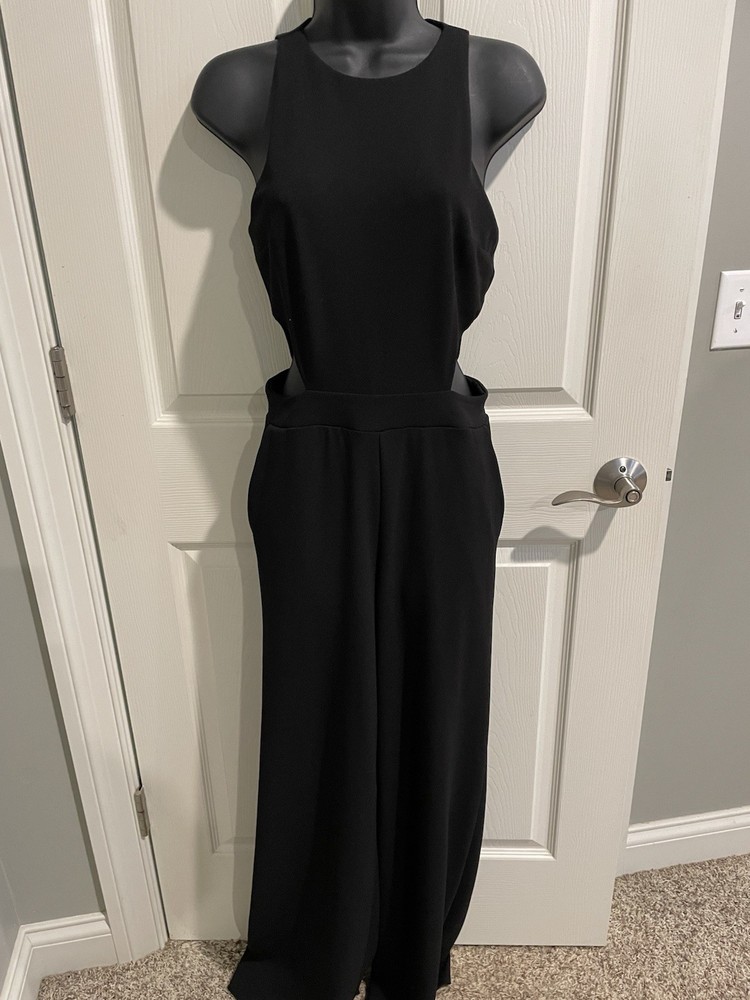 Express Jumpsuit Women’s XS Black Cut Outs