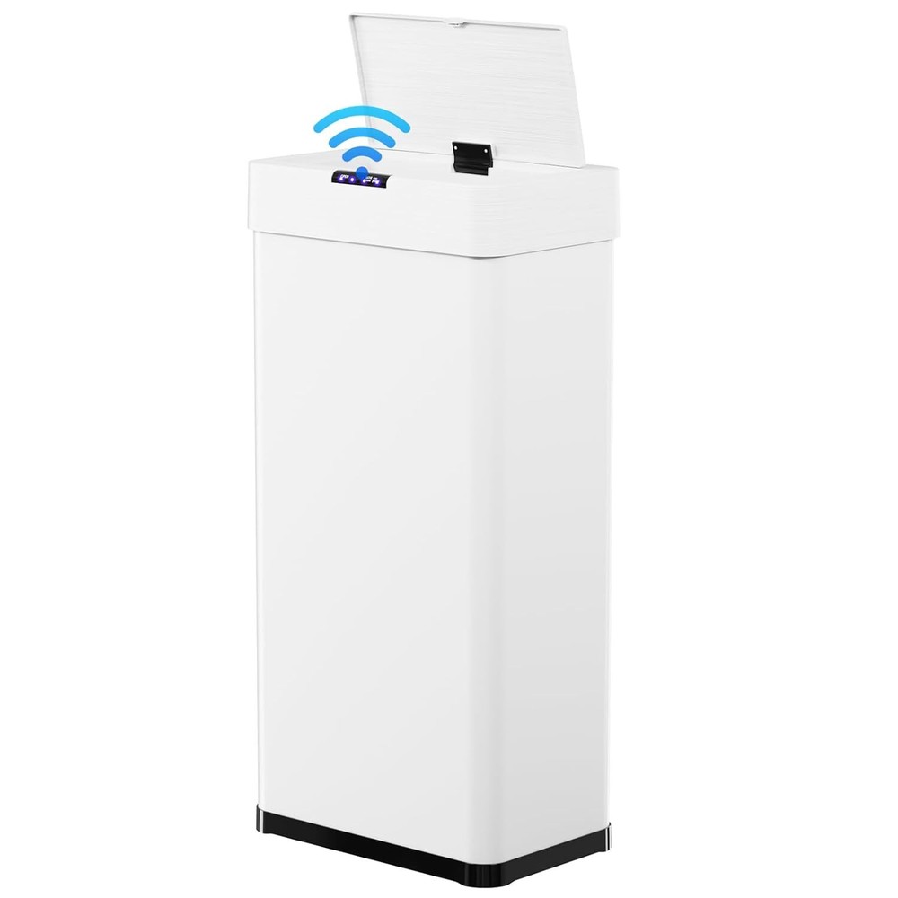 Motion Sensor Kitchen Trash Can Stainless Steel 13.2 Gal  Automatic Garbage Can