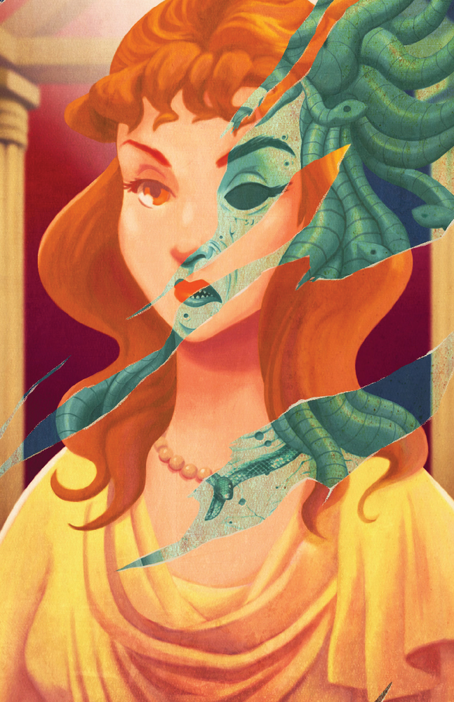 Haunted Mansion Medusa Portrait Disney Poster 13x19 Satin Art  