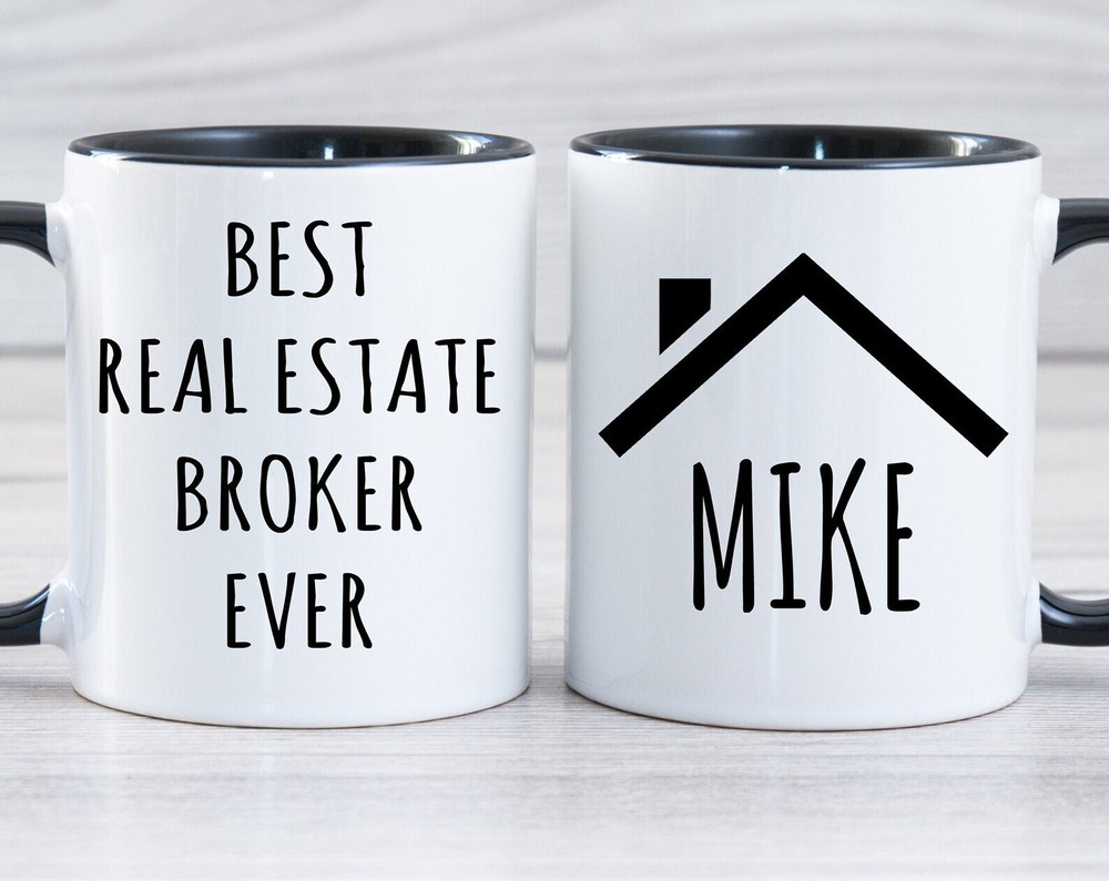 Real Estate Broker Mug Personalized Real Estate Broker Gift Gift For Real Estate