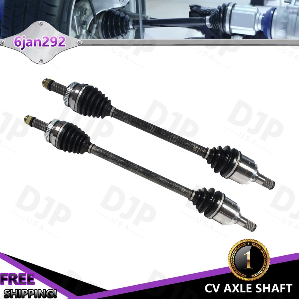Rear Driver & Passenger Pair CV Axle Shaft For Hyundai Genesis Coupe 2010-2012