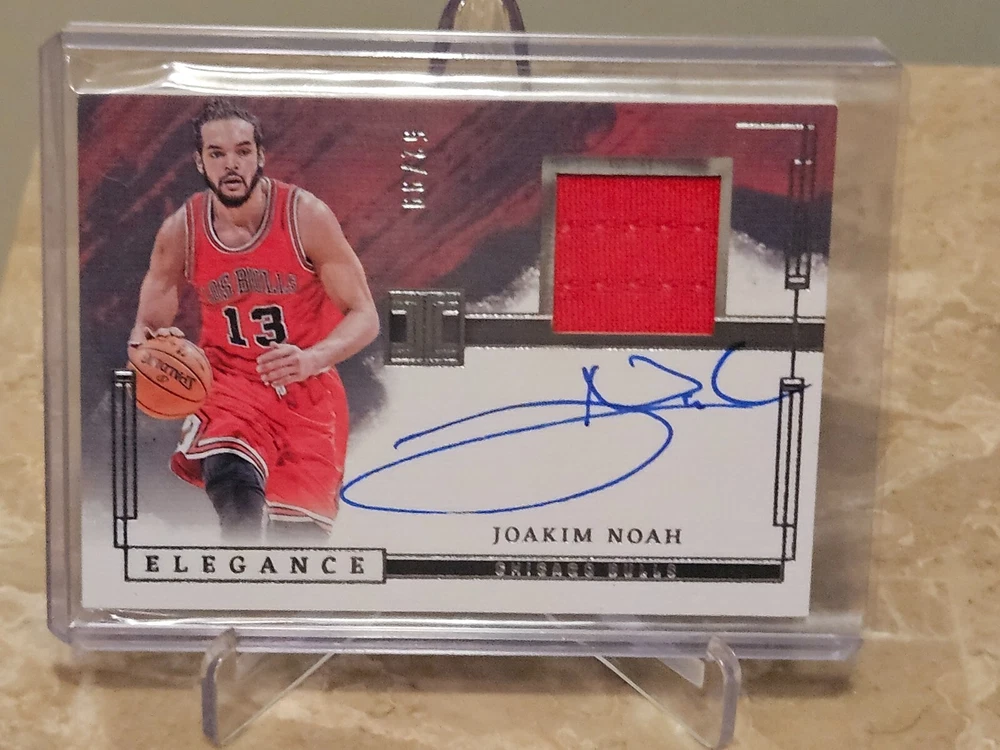 2023-24 Panini Impeccable Joakim Noah Elegance Retired Jersey Auto /99 AU MEM
