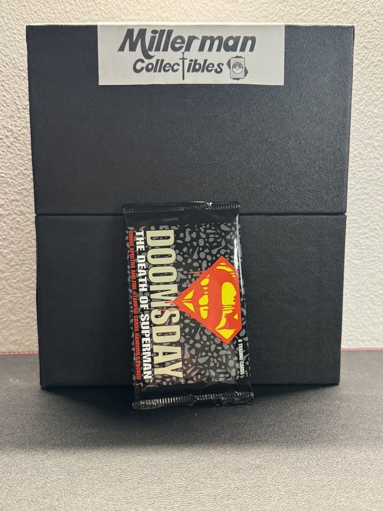 Doomsday the Death of Superman DC Trading card sealed foil packet by Skybox 1992