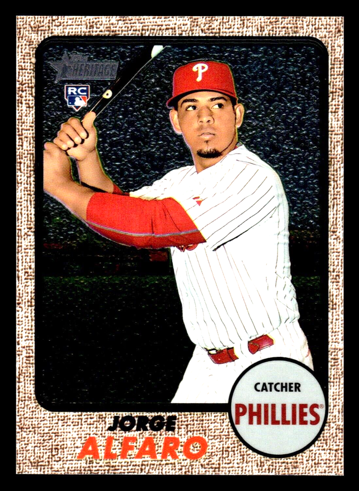 2017 Topps Heritage High Number Jorge Alfaro Rookie Chrome #THC-639 -/999