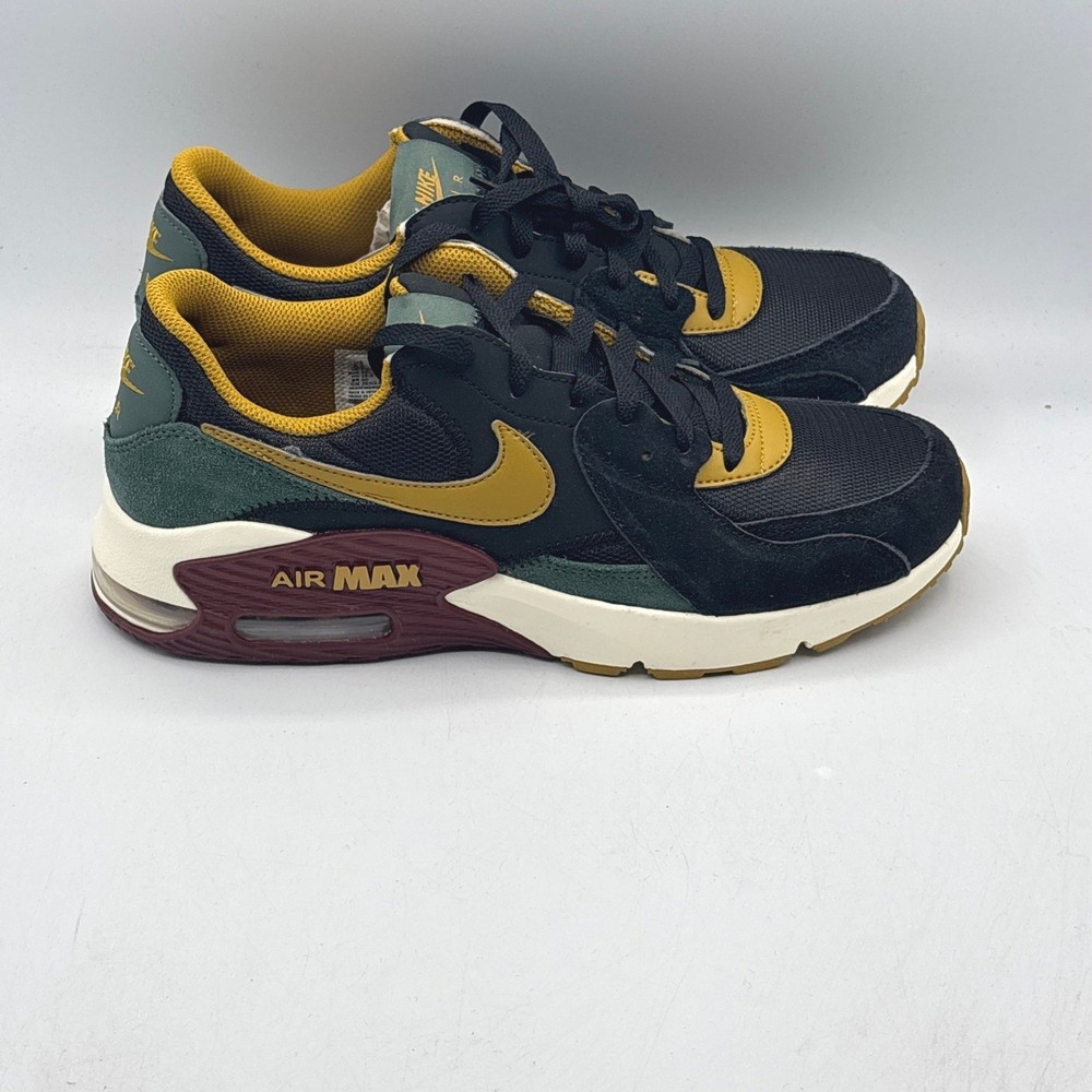 Nike Air Max Excee Mens Sneakers 8.5 Black Bronzine Green HQ3610-010