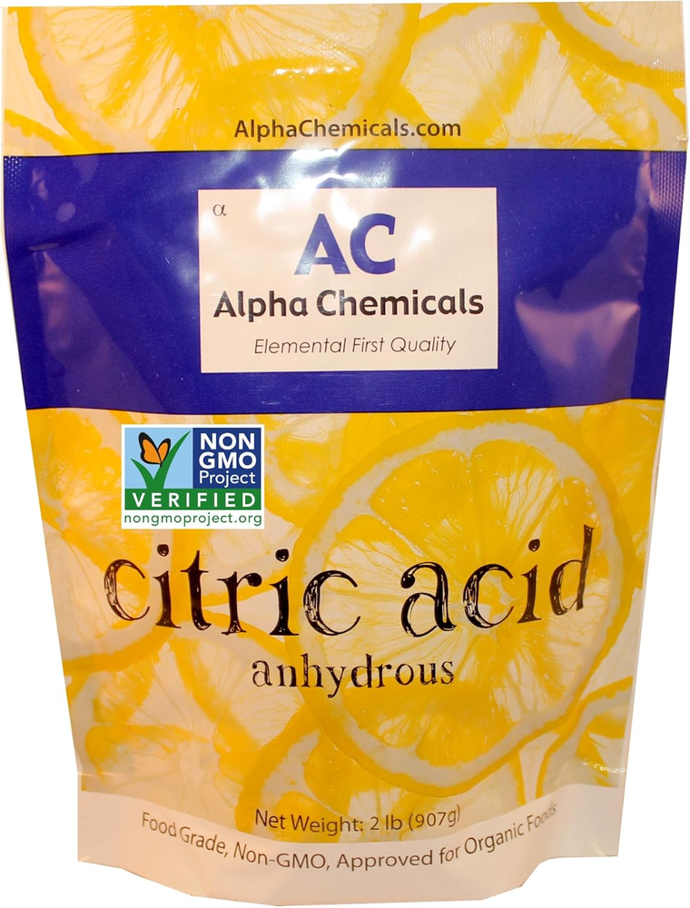 Non-Gmo Project Verified Citric Acid - 2 Pounds - Organic, 100% Pure
