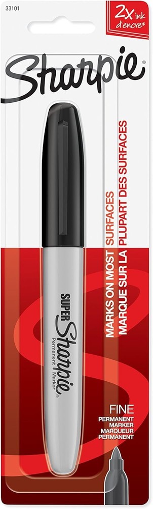 Black Sharpie Permanent Marker Single Pack 1 Count