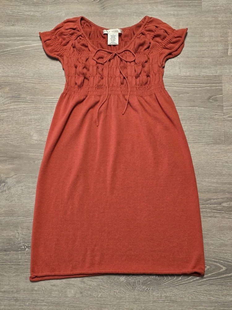 Max Studio Women's Orange A-line Dress Size Small