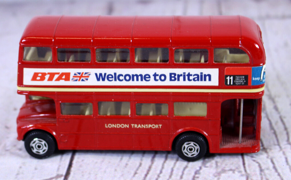Vintage Diecast CORGI TOYS London Transport Routemaster BTA Double Decker Bus 11