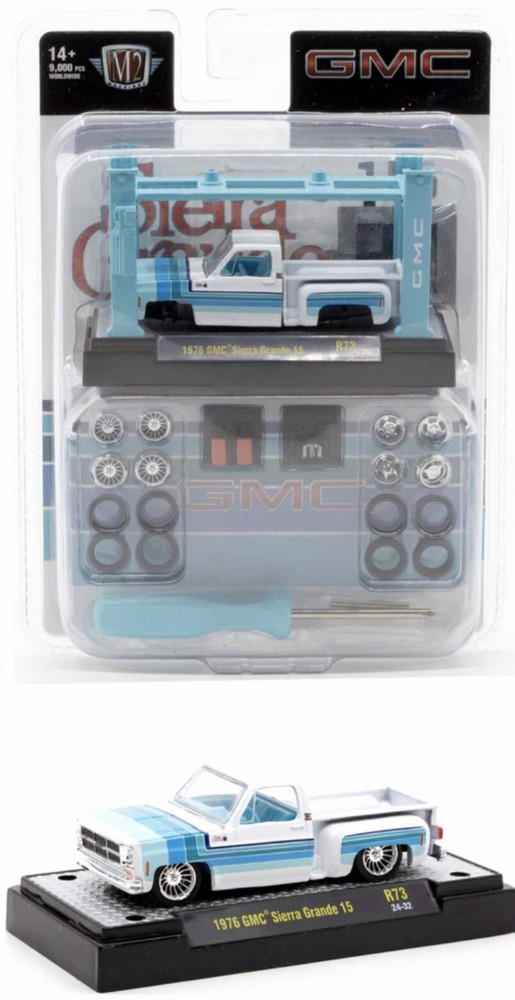 M2 MACHINES 1976 GMC SIERRA GRANDE 15 SQUAREBODY MODEL KIT 1:64