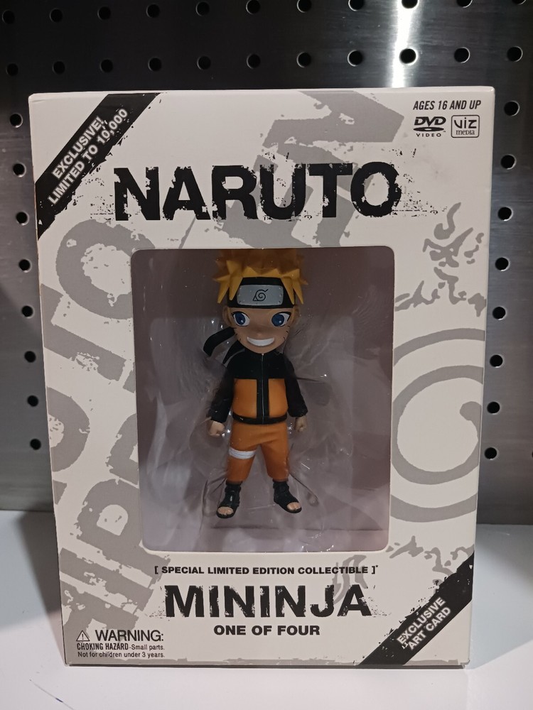 Rare Vntg Naruto shippuden Ninja Anime Action Figure Toy  Only  no dvds*